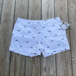 Cambridge Dry Goods White Shark Shorts